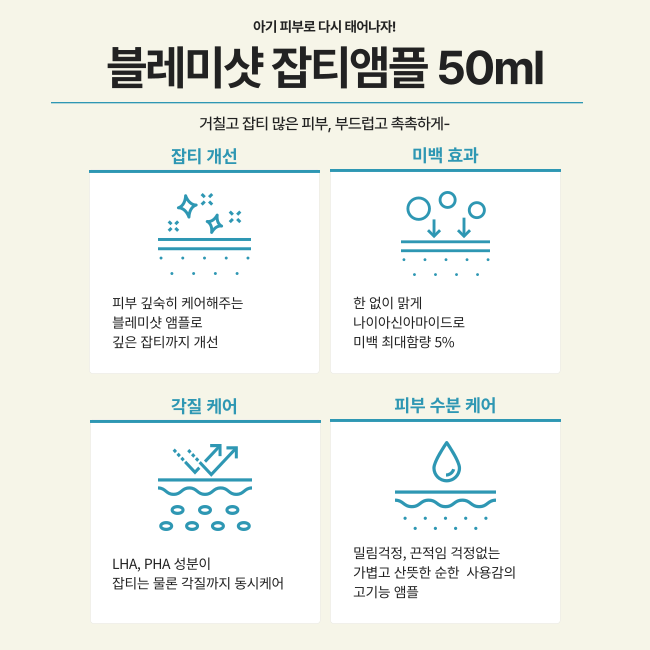 AMPLEN 블레미샷 잡티앰플 50ml